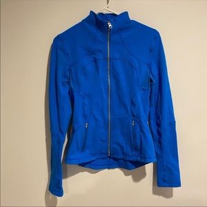 Lululemon zip up speed jacket blue